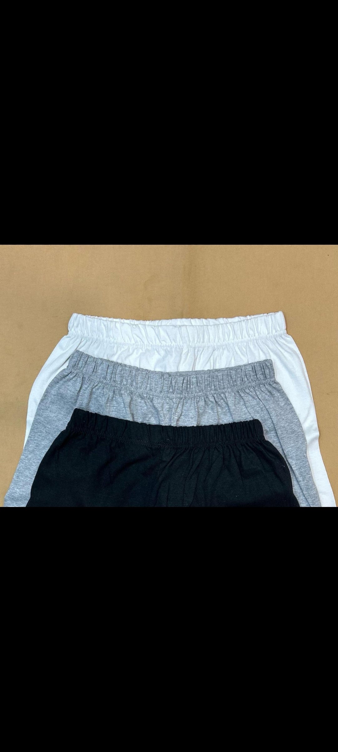 Pack Of 3 Plain Shorts For Ladies