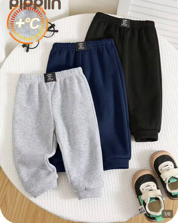 0000                   Kids Classic Winter Trousers Pack of 3 (Black,Navy,Grey)